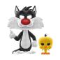 Mobile Preview: Looney Tunes POP! & Tee Vinyl Figur & T-Shirt Set Sylvester & Tweety